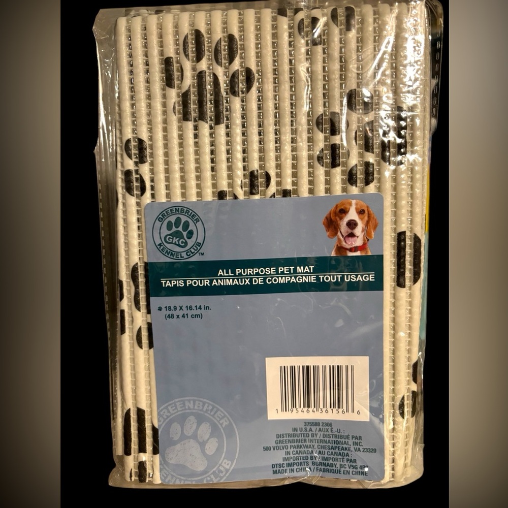 NEW•Paw Print All Purpose Pet Mat